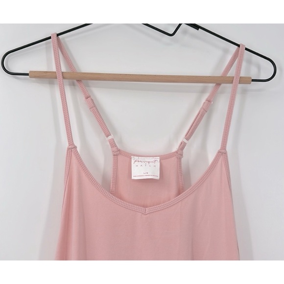 Free People FP Movement x Hatch Hot Shot Maternity Onesie Sepia Rose Pink Size L - Picture 8 of 8